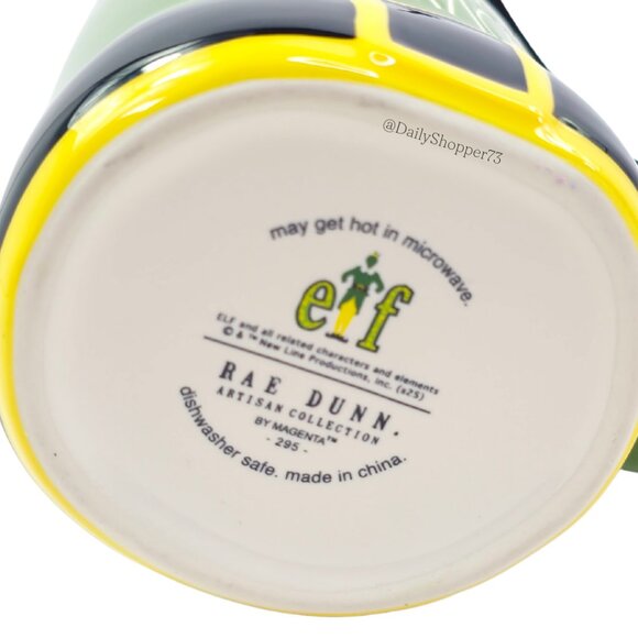 Rae Dunn x Elf Collaboration "Son of a Nutcracker" Festive Ceramic Coffee Mug - Picture 2 of 6